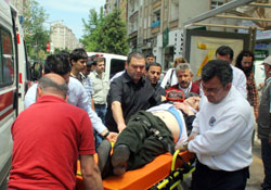 Emekli sıcağa dayanamadı