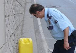 Şüpheli bidon alarmı