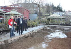 Kaymakam Rüstemoğlu termal parkı inceledi