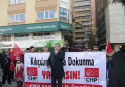 CHP'liler sokaklara döküldü