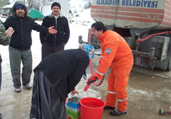 İmdada belediye yetişti