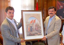 Başkan Neiş'e teşekkür ziyareti