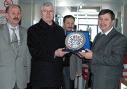 Havza'da vergi rekortmenlerine plaket