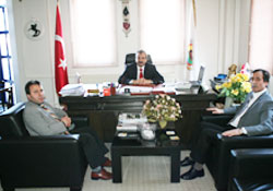 BAŞKAN TEKİNE ZİYARETLER SÜRÜYOR