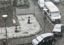Havza'da Nisan karı