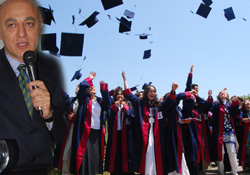 İlahiyat'ta mezuniyet coşkusu