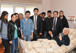 Genç hukukçulardan  geçmiş olsun ziyareti