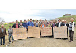 Yenimahallede protesto
