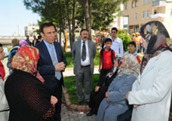 Samgaz ilk kazmayı Canik'te vurdu