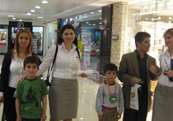 Aksu ailesi Yeşilyurt'la güldü