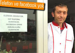 Facebook'a girmeyen eleman arıyor