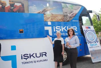 İŞKUR otobüsünün dördüncü durağı Samsun oldu