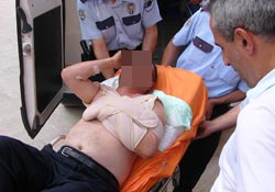 Adliyeye sedye ile çıkarıldı, tutuklandı