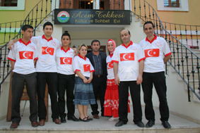 Acem Tekkesi'nde Milli Maç Heyacanı