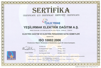 Mükemmelliğe Doğru Çalık YEDAŞ'tan 2 Adım