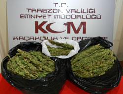 Trabzon'da Polis esrar yakaladı