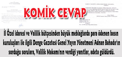 KOMİK CEVAP