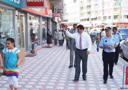 Atatürk Bulvarı aydınlanıyor