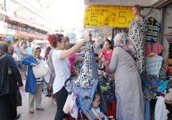 Mecidiye esnafı gülmeye başladı