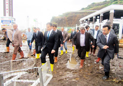 Felaketi görünce dondu kaldı