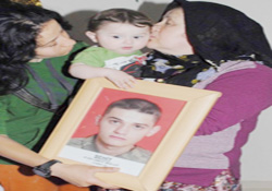 Şehidimizin oğlu  son anda kurtuldu