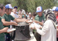 Asarağaç'ta dostluk buluşması