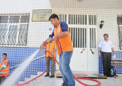 CAMİLER DE RAMAZAN HAZIRLIĞI