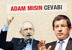 Davutoğlu'ndan k.ç gafına sert cevap