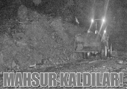 Mahsur kaldılar