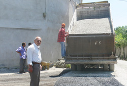 Çetinkaya asfaltlanıyor