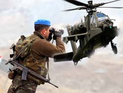 Asker PKK'ya bomba yağdırıyor