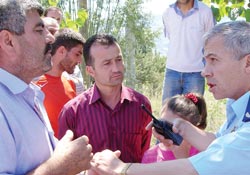 Vatandaşların 'toz' eylemi