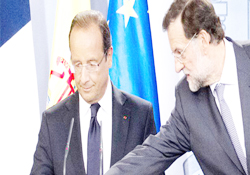 Rajoy, Hollande ile görüştü