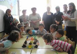 Erdoğan Cebeci çocuklarına pastalı ziyaret