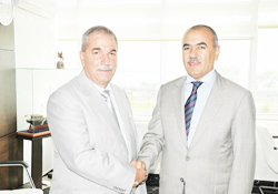 Yeni görevinde başarılar diledi