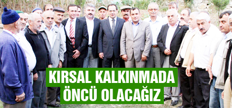 'Kırsal kalkınmada öncü il olacağız '