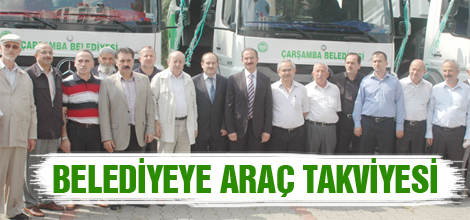 Belediyeye araç takviyesi