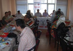 Sağlıkçılar kahvaltıda buluştu