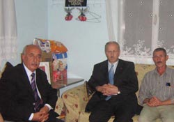 MHP şehit ailesini unutmadı