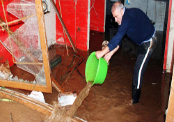 Artvin'i şiddetli yağış vurdu!