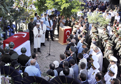 ŞEHİDİMİZİ UĞURLADIK