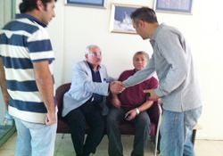 Vezirköprülü üsteğmene ziyaret