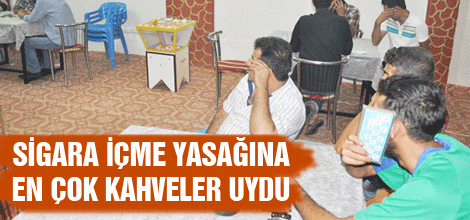 Sigara içme yasağına en çok kahveler uydu