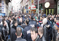 Uzunsokakta köpek dehşeti