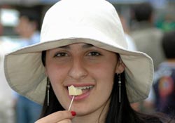 Kars peynir tanıtımında