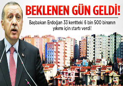 Başbakan'ın startı ile dönüşüm başladı