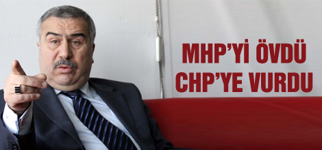 MHP'yi övdü CHP'ye vurdu