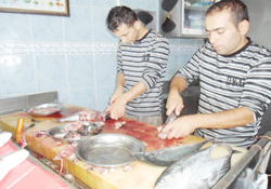 Sofralar balıkla şenleniyor