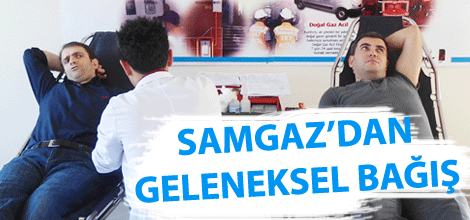 Samgaz'dan geleneksel bağış