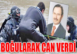 Boğularak can verdi